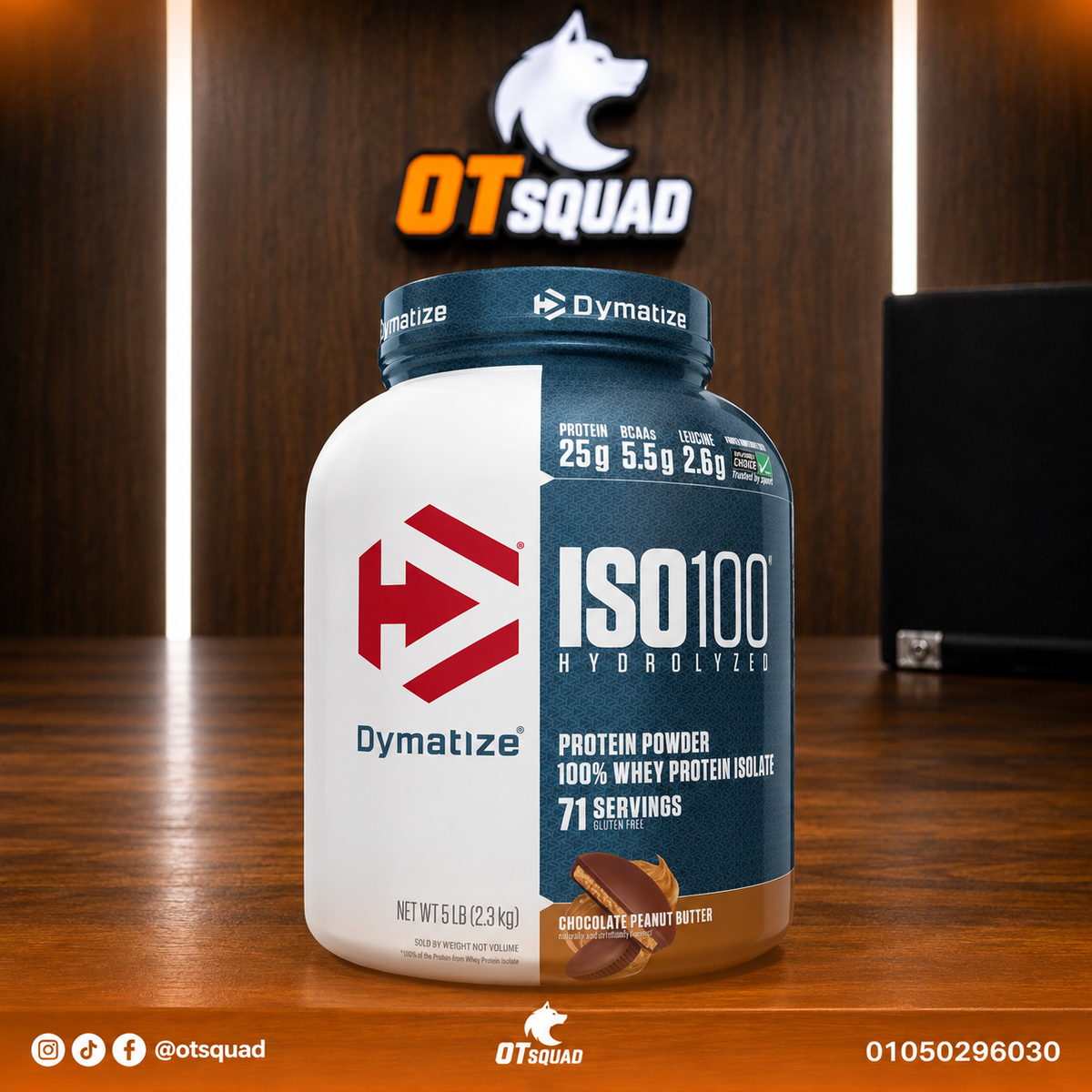 ISO100 Whye protein isolate chocolate peanut butter    2.3kg 71serv