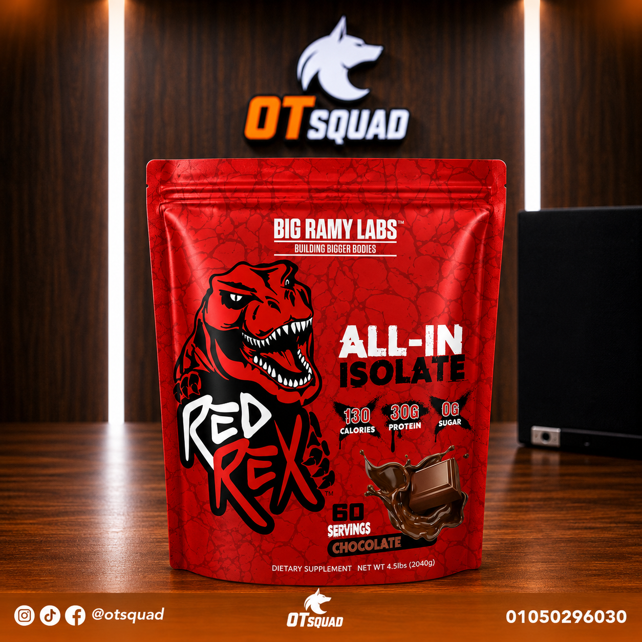 Red Rex All in isolate 2040gm 60serv