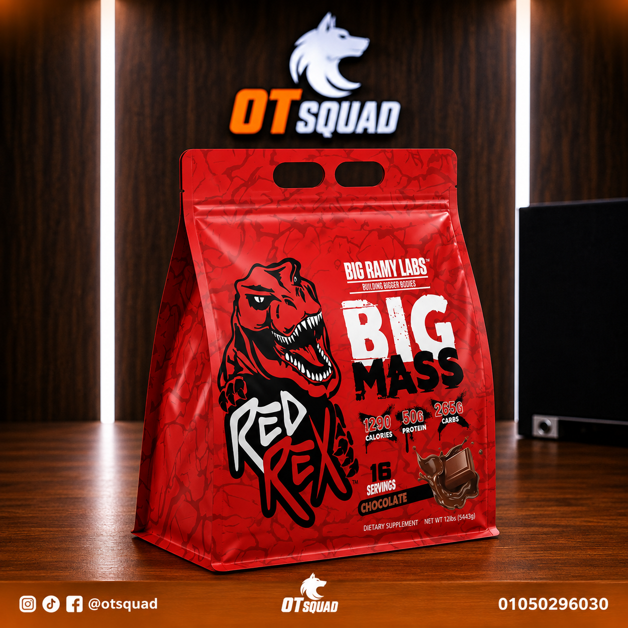 Red Rex Big mass 5443gm 16serv