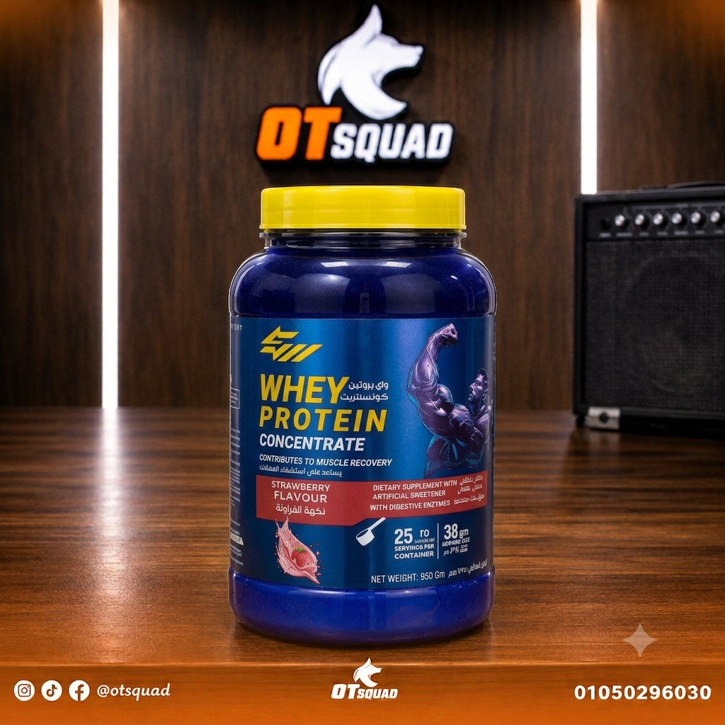 Crea power Whey Protein concentrate strawbary 950gm 25serv