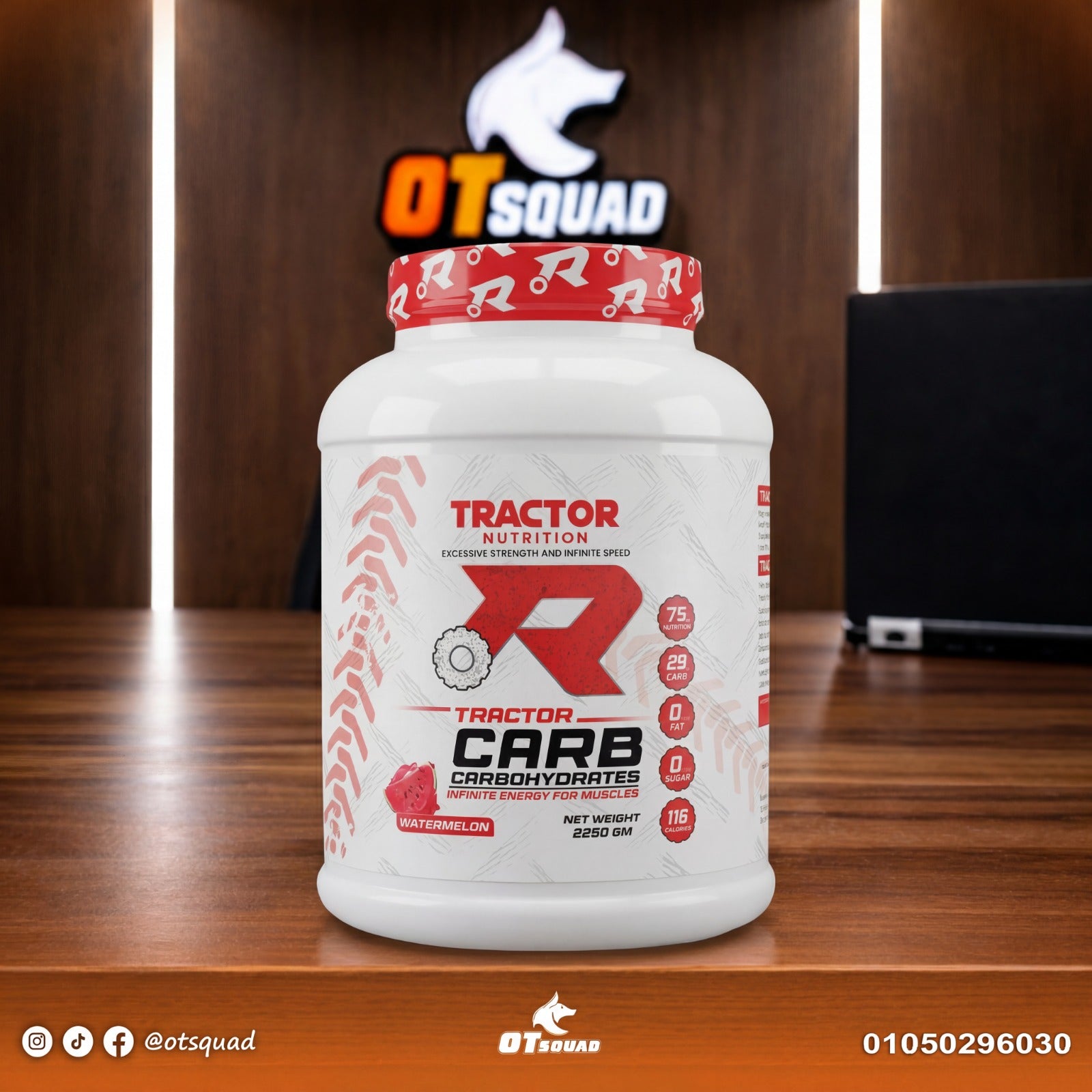 Tractor Carb watermelon 2250gm 116serv
