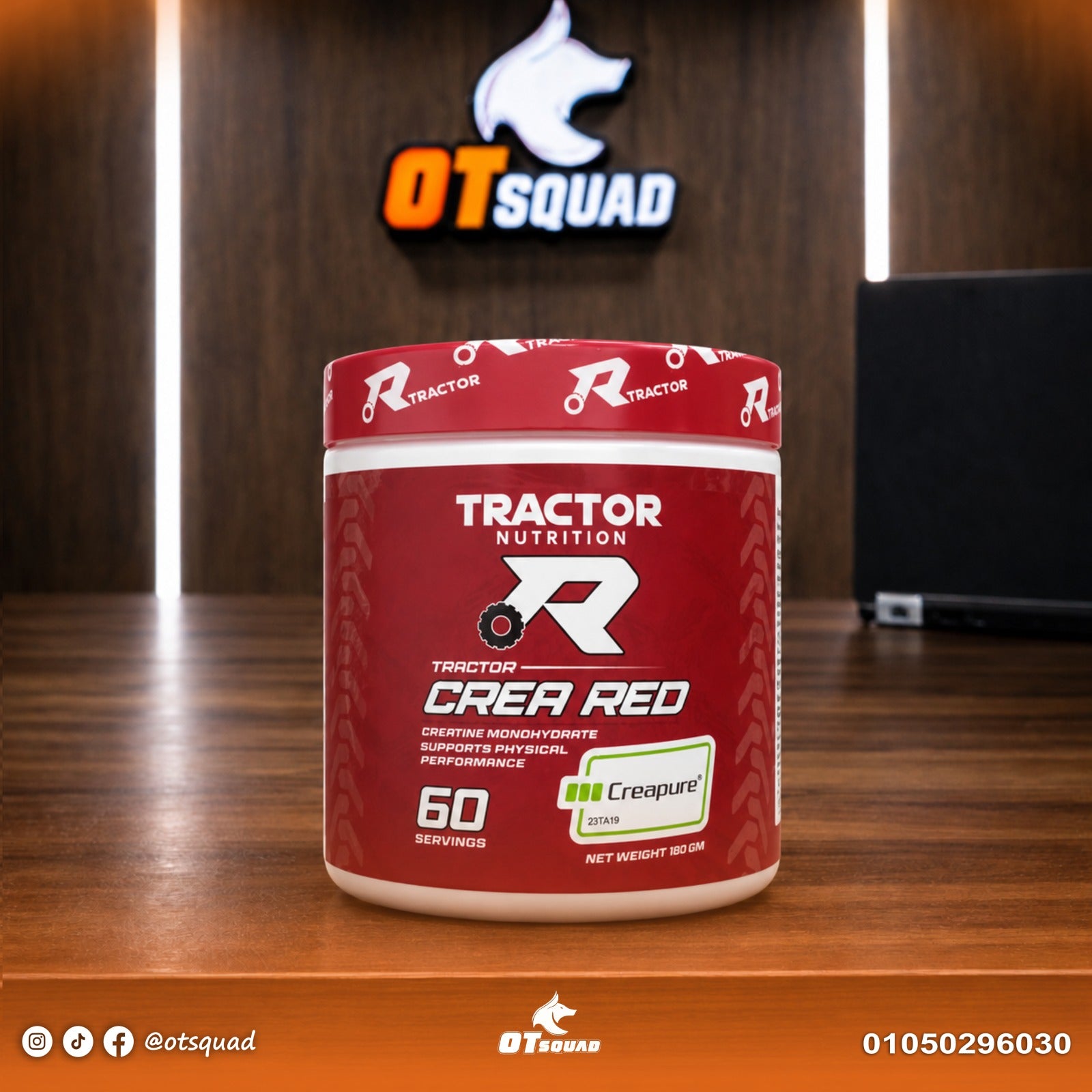 Tractor Creatine  crea red 180gm 60 serv