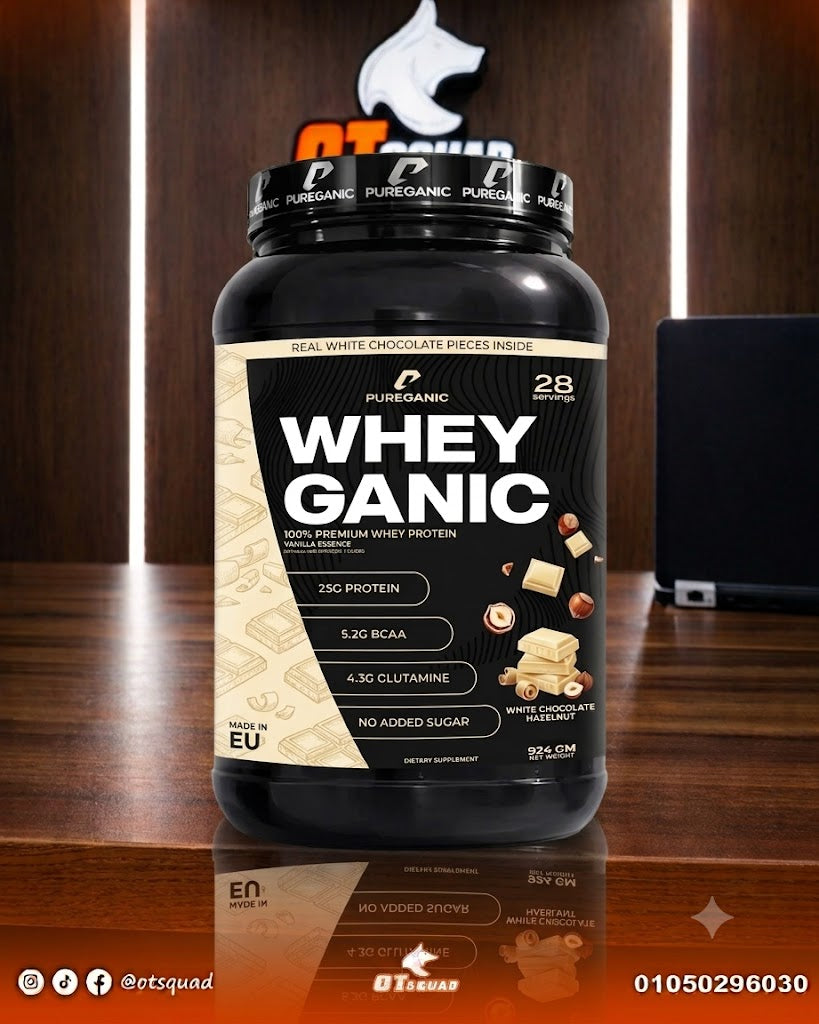 pureganic Whey protien Vanilla Essence 924gm 28serv